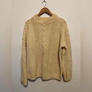 Men’s Aran Cable Knit sweater. Size XL. Excellent condition.